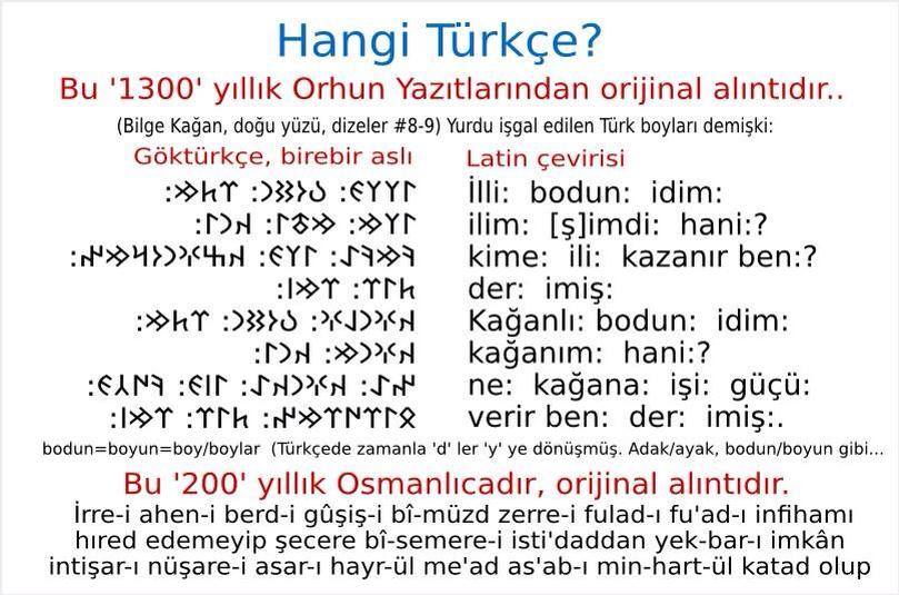 osmanlıca yabancı dil değil türkçedir - uludağ sözlük