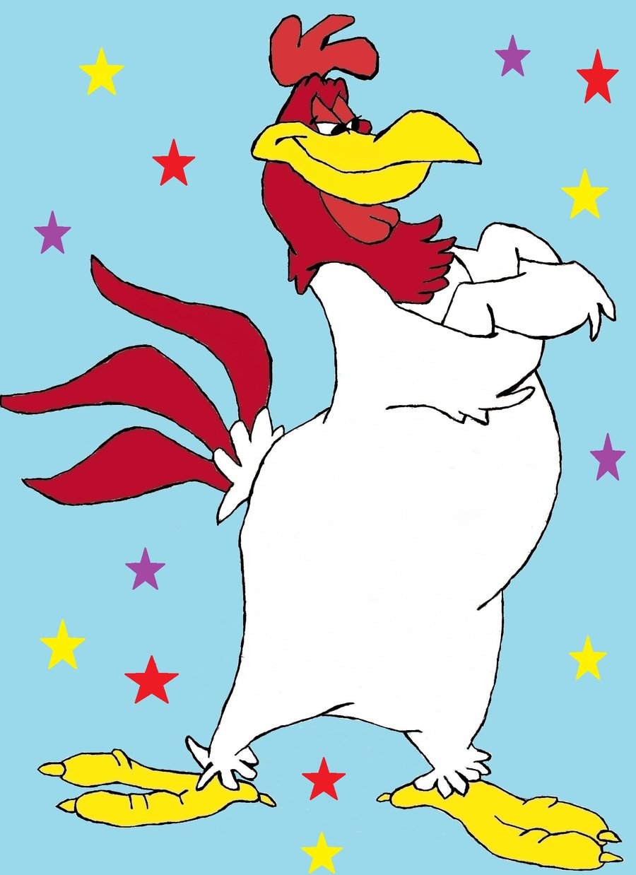 Image and sounds of the voice over actor(s) who play the voice of Foghorn L...