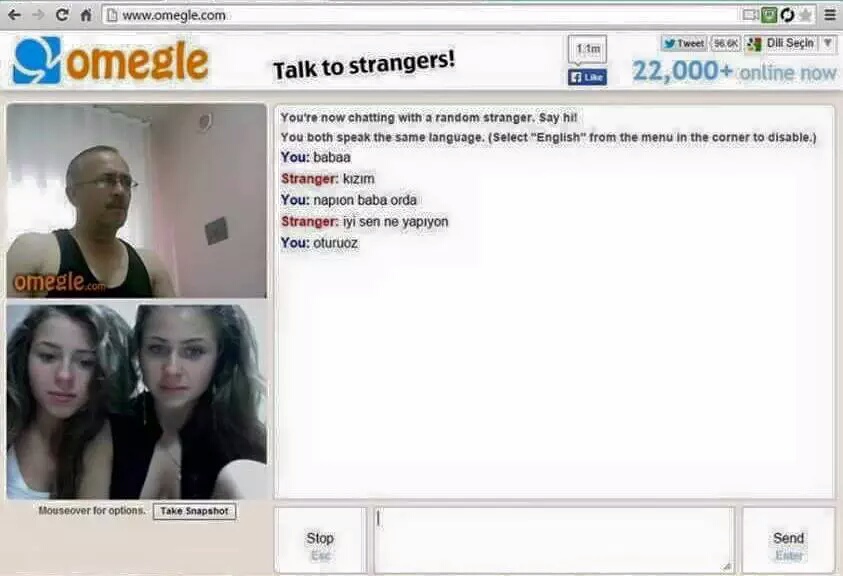 Omegle Online Chat.