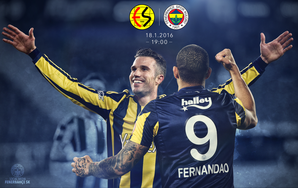 18 ocak 2016 eskişehirspor fenerbahçe maçı