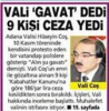 vali coş un gavat dediği kişilere para cezası / #526537