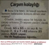 çarpım tablosu bilmeden çarpma işlemi yapmak / #583646