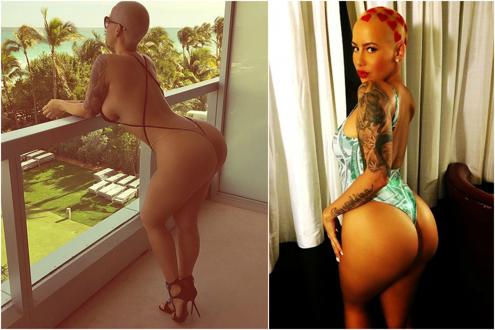 Amber rose masterbating ♥ Эмбер Роуз на церемонии в цепях на