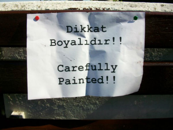 Be careful with paint it a certain