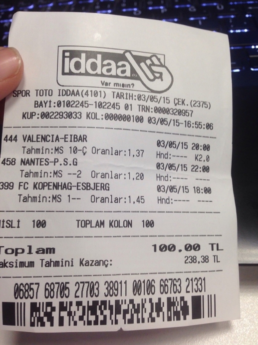 yazarların kazanan iddaa kuponları