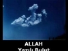 allah yazılı bulut / #541434