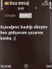 yazarların telefonuna gelen son mesaj