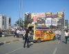 gezide tahrip edilen sivil araçlar / #559747