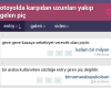 otoyolda karşıdan uzunları yakıp gelen piç / #822183