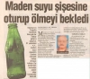 soda şişesine oturup ölümü beklemek