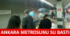 metronun içinde şemsiye ile yürümek / #639220